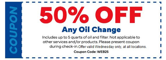 Oil Change coupon